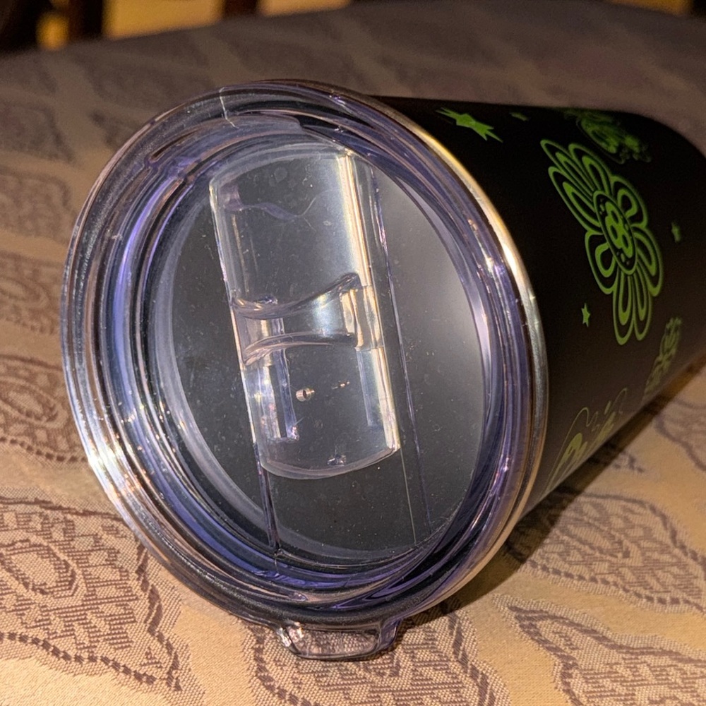 Bonnaroo Music & Arts Festival Manchester TN Black Tumbler Cup 16oz Steelys wLid - Picture 5 of 8